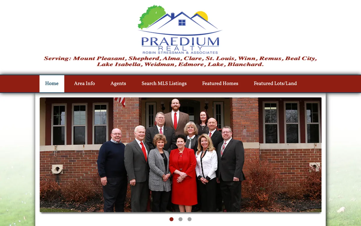 Praedium Realty previous website