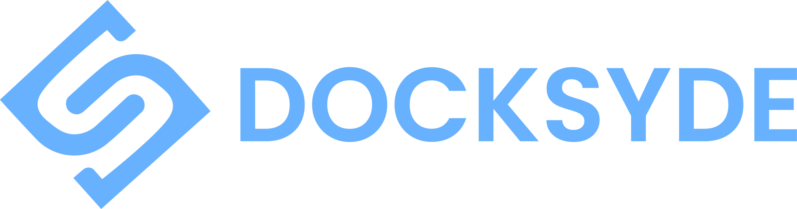 DockSyde Creative logo featuring a stylized letter 'S' and the brand name in blue, representing digital marketing and SEO services for Traverse City businesses.