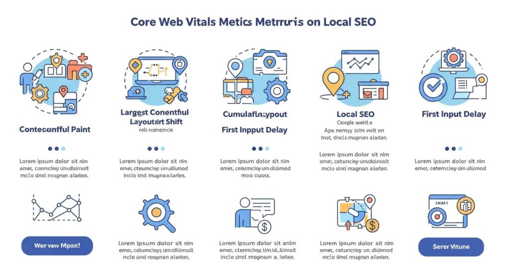 Core Web Vitals metrics and their impact on local SEO